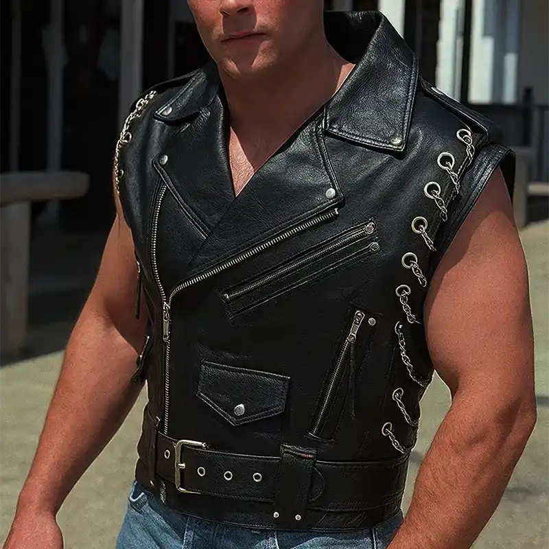 mens motorcycle vests